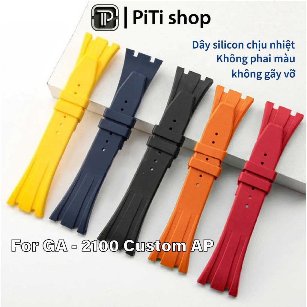 สายนาฬิกาซิลิโคนทนทานสุดสําหรับ ga2100 custom 27mm