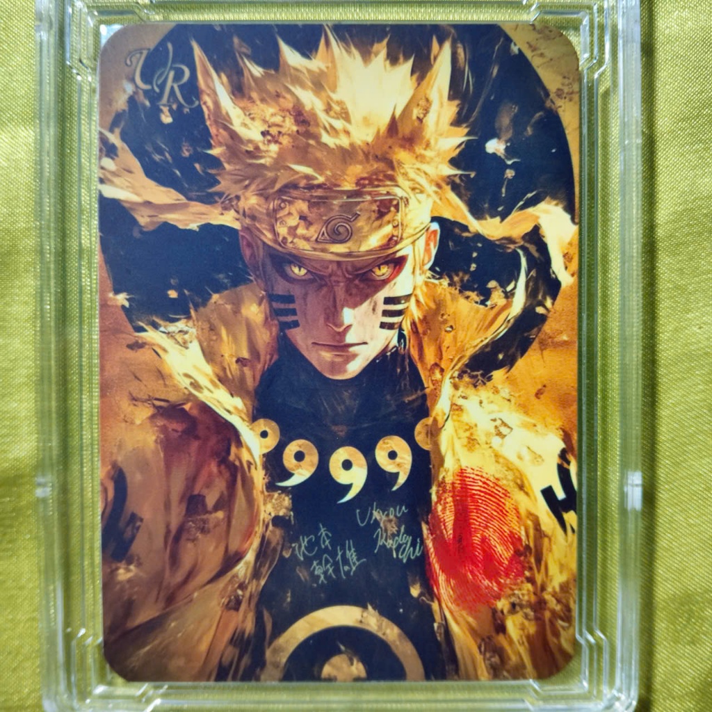 กล่องของขวัญการ์ด Slab Naruto Nine-Tails Six Paths รูปที่ 5