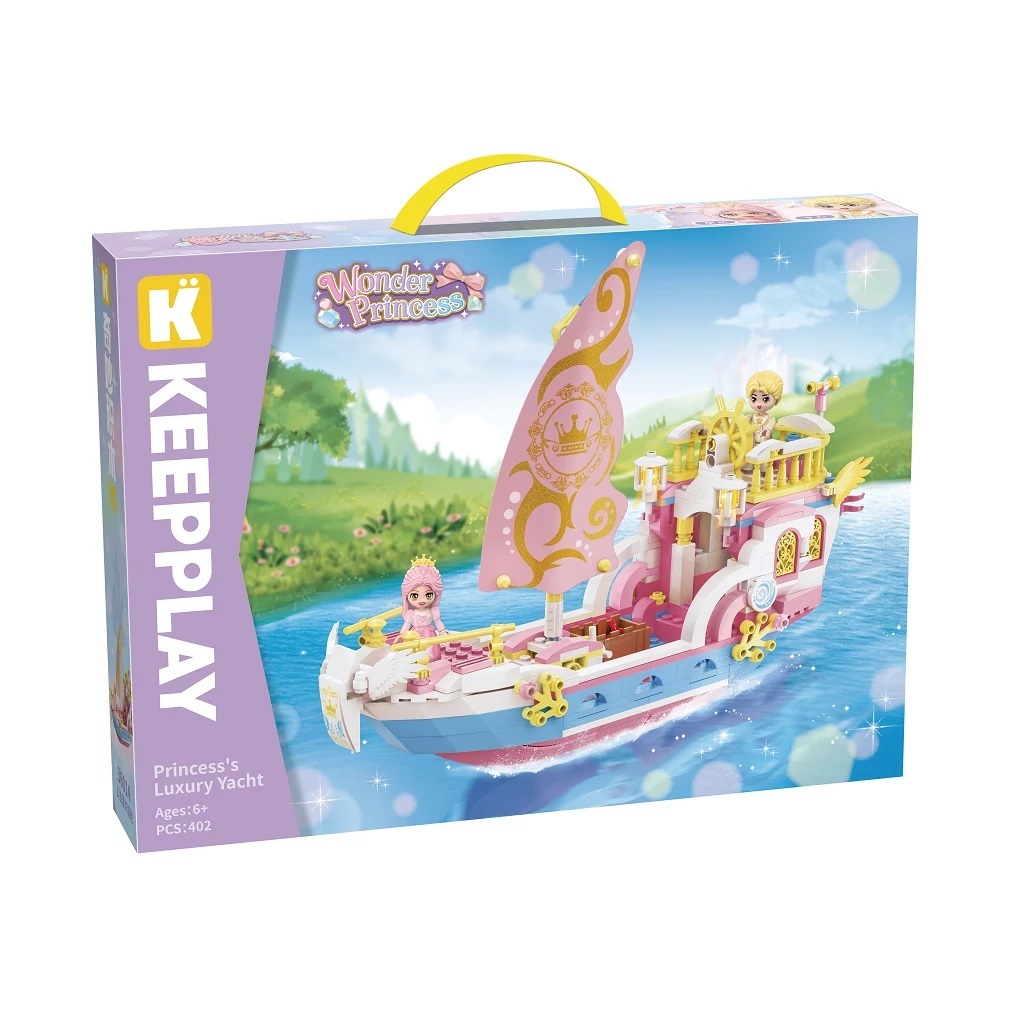 ชุดปริศนาโมเดลเรือยอชท์หรูหราของเจ้าหญิง ชุดประกอบโมเดลเรือเจ้าหญิง 36014 - KEEPLAY