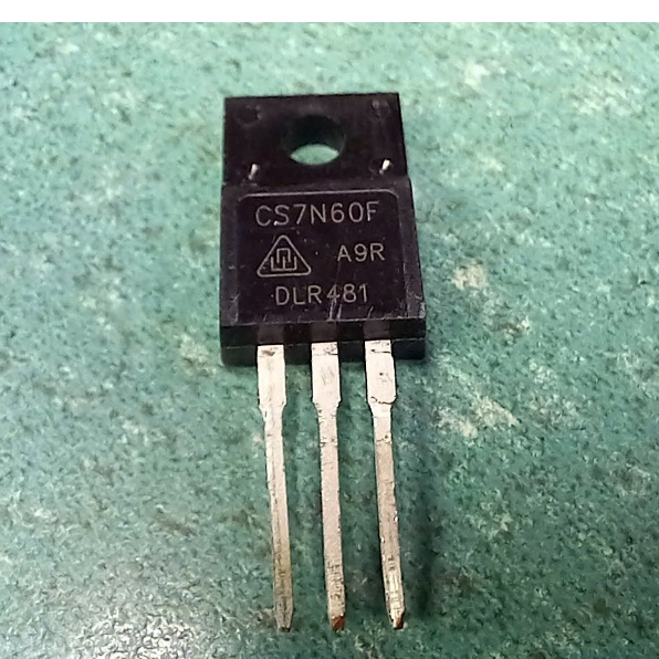 ของแท้ CS7N60F N-channel Mosfet 7A 600V TO-220F