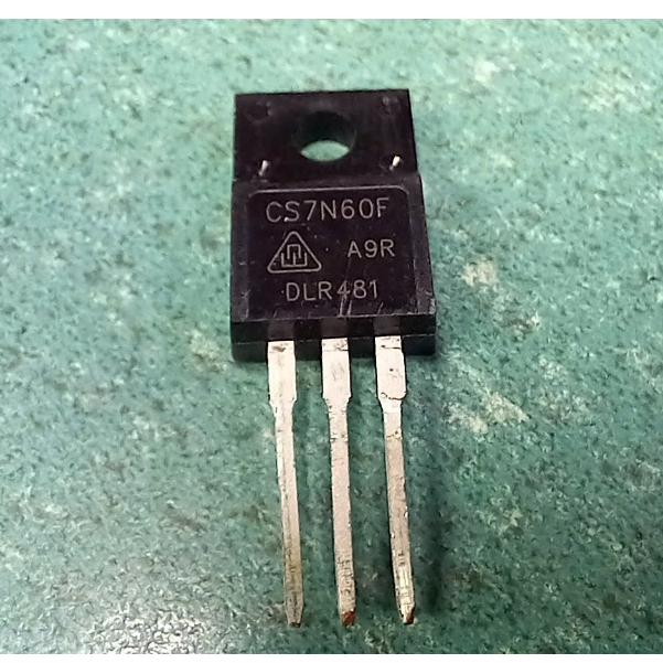 Combo 1 บาร์ 50c CS7N60F ของแท้ N-channel Mosfet 7A 600V TO-220F