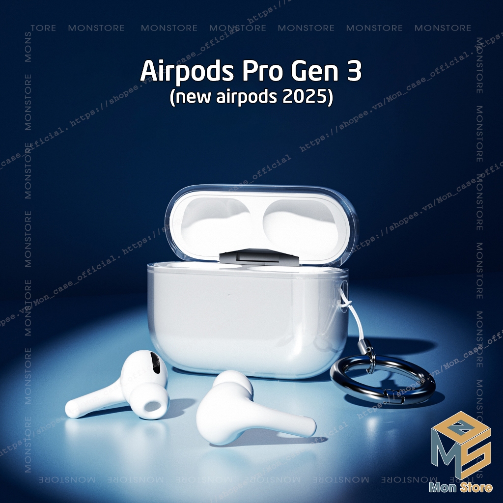 [AIRPODS Pro Gen 3] Airpods Pro 3 Tpu Transparent Case - Airpods 2025 ใหม่
