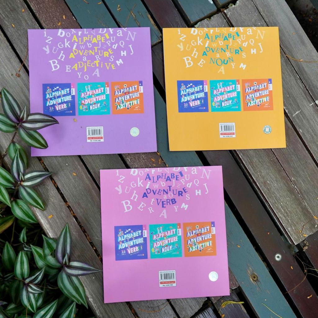 หนังสือ - Combo ALPHABET ADVENTURE - Verbs, Fame, Magnetics ADVENTURE (3 เล่ม - พจนานุกรมภาพเด็ก)