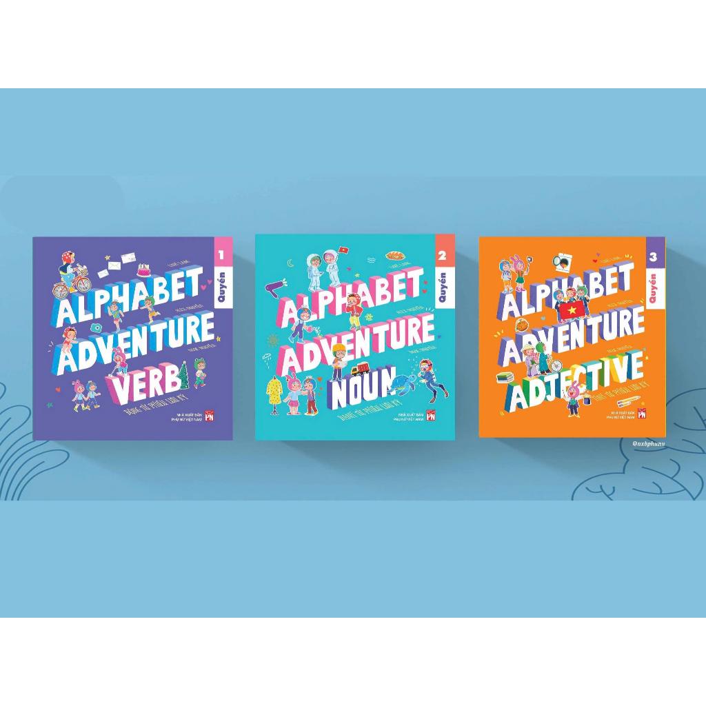หนังสือ - Combo ALPHABET ADVENTURE - Verbs, Fame, Magnetics ADVENTURE (3 เล่ม - พจนานุกรมภาพเด็ก)