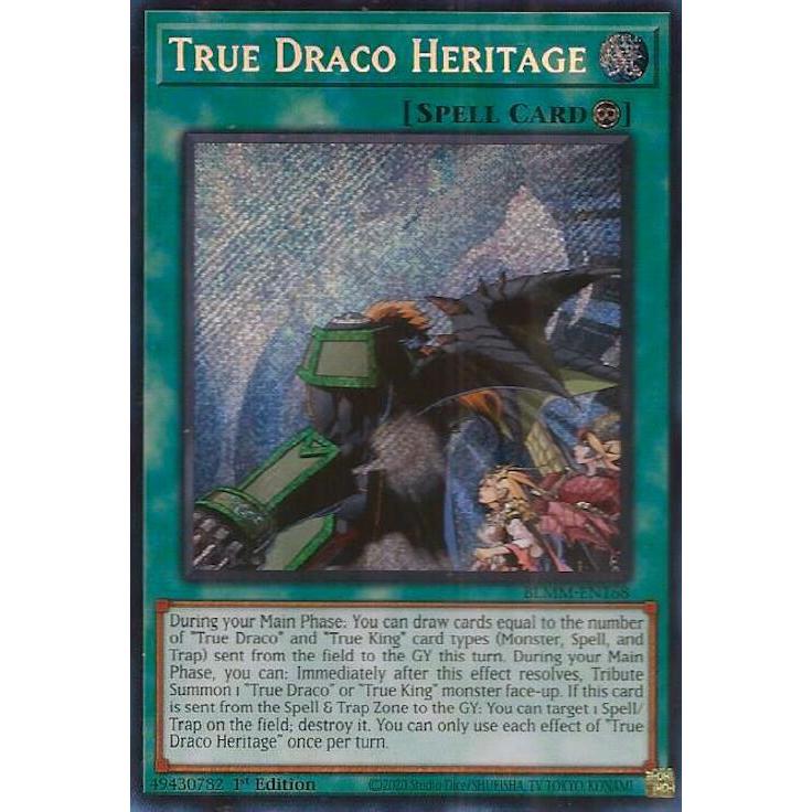 (Phoenix) TCG-UK True Draco Heritage Card - Battles of Legend: Monster Mayhem (BLMM) BLMM-EN168
