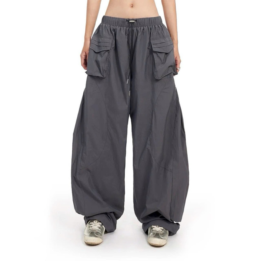 HADES กางเกงร่มชูชีพ unisex สีเทา ไซส์ L