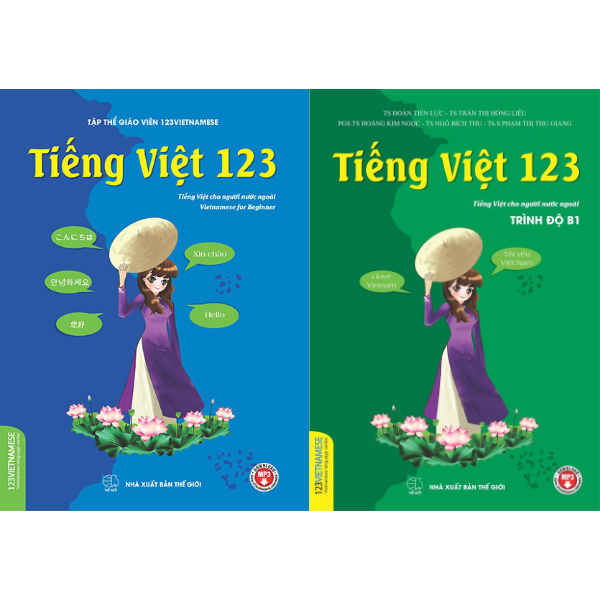 หนังสือ - เวียดนาม 123 สําหรับชาวต่างชาติระดับ ก,ข1 - 123เวียดนาม (รุ่นสี)