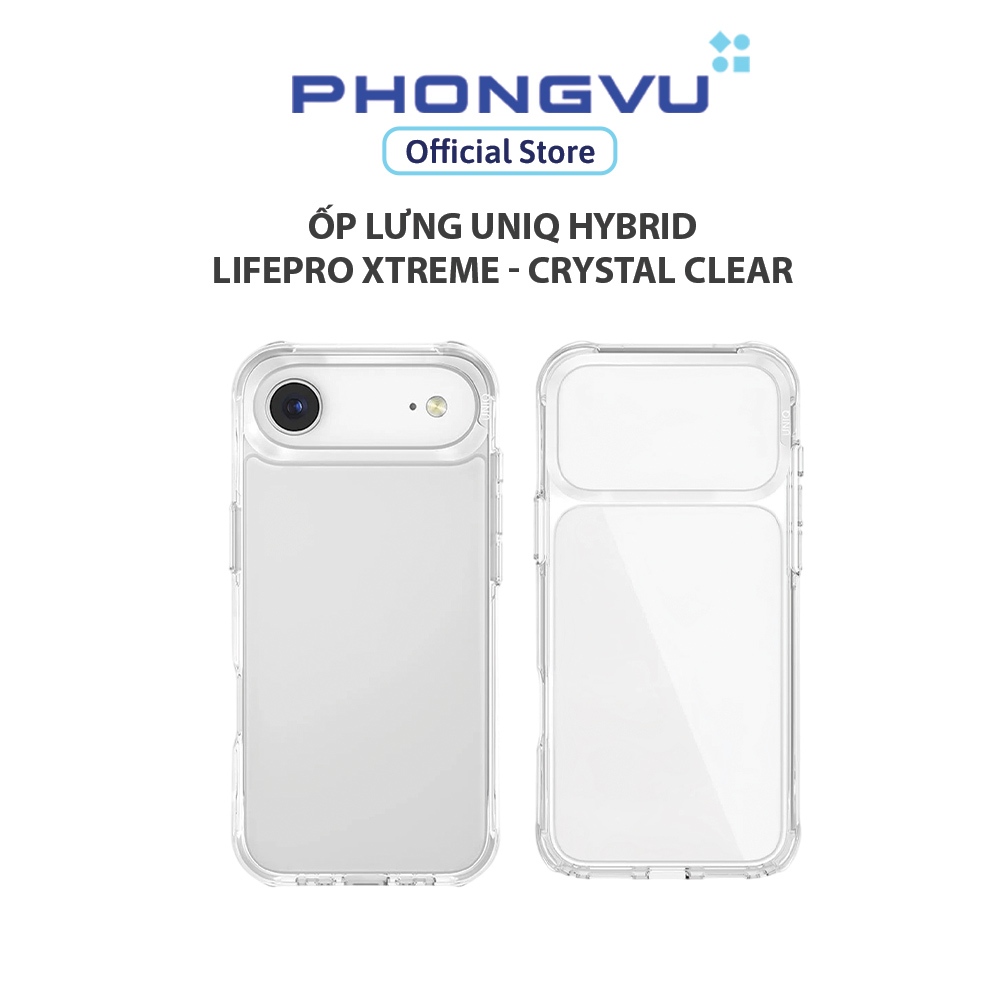 UNIQ HYBRID Lifepro Xtreme Case - CRYSTAL CLEAR - 3 เดือน