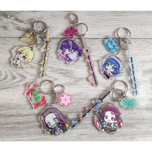 พวงกุญแจอะคริลิคอนิเมะ พวงกุญแจ DS Slayer Inosuke