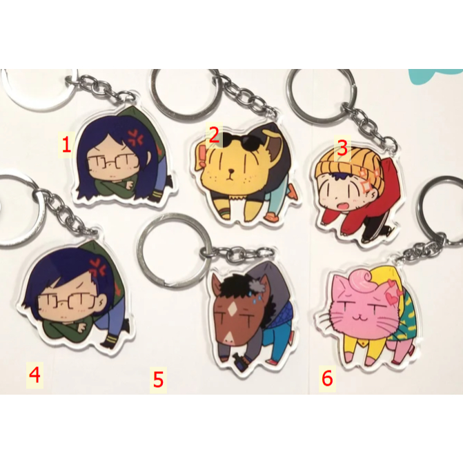 พวงกุญแจอะคริลิคสองด้าน Bojack Horseman (รันครั้งที่ 2!!!)