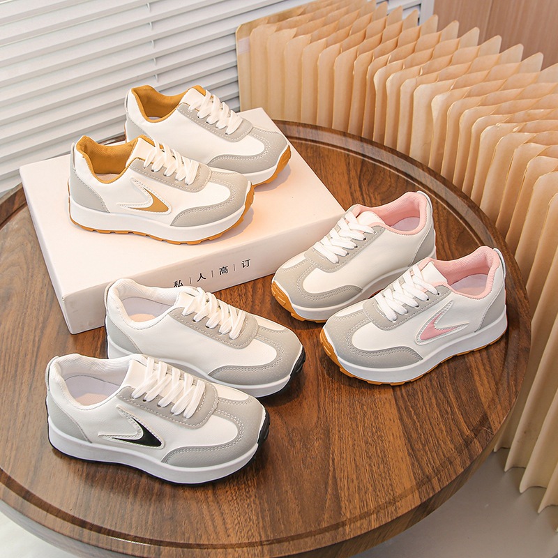 รองเท้าผ้าใบสําหรับเด็กหญิงและเด็กชาย รองเท้าเด็ก [G-B4635]