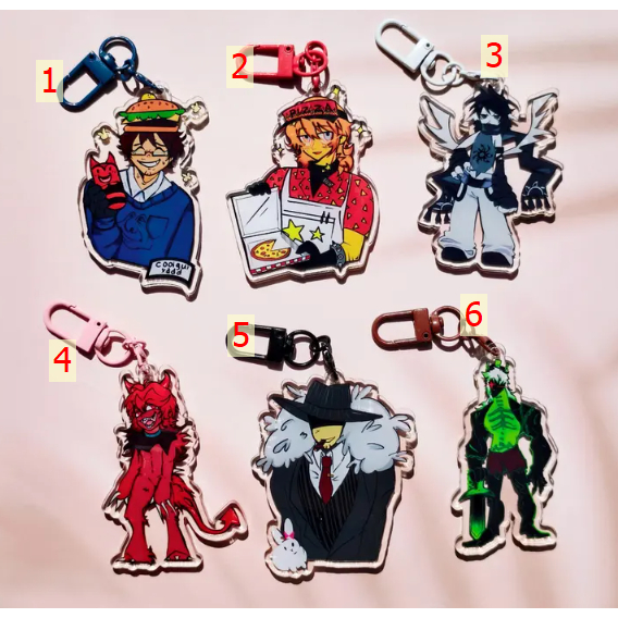 พวงกุญแจ,พวงกุญแจอะคริลิค | 1x1x1x1,Two Time,Elliot,007n7,C00lokid,Mafioso