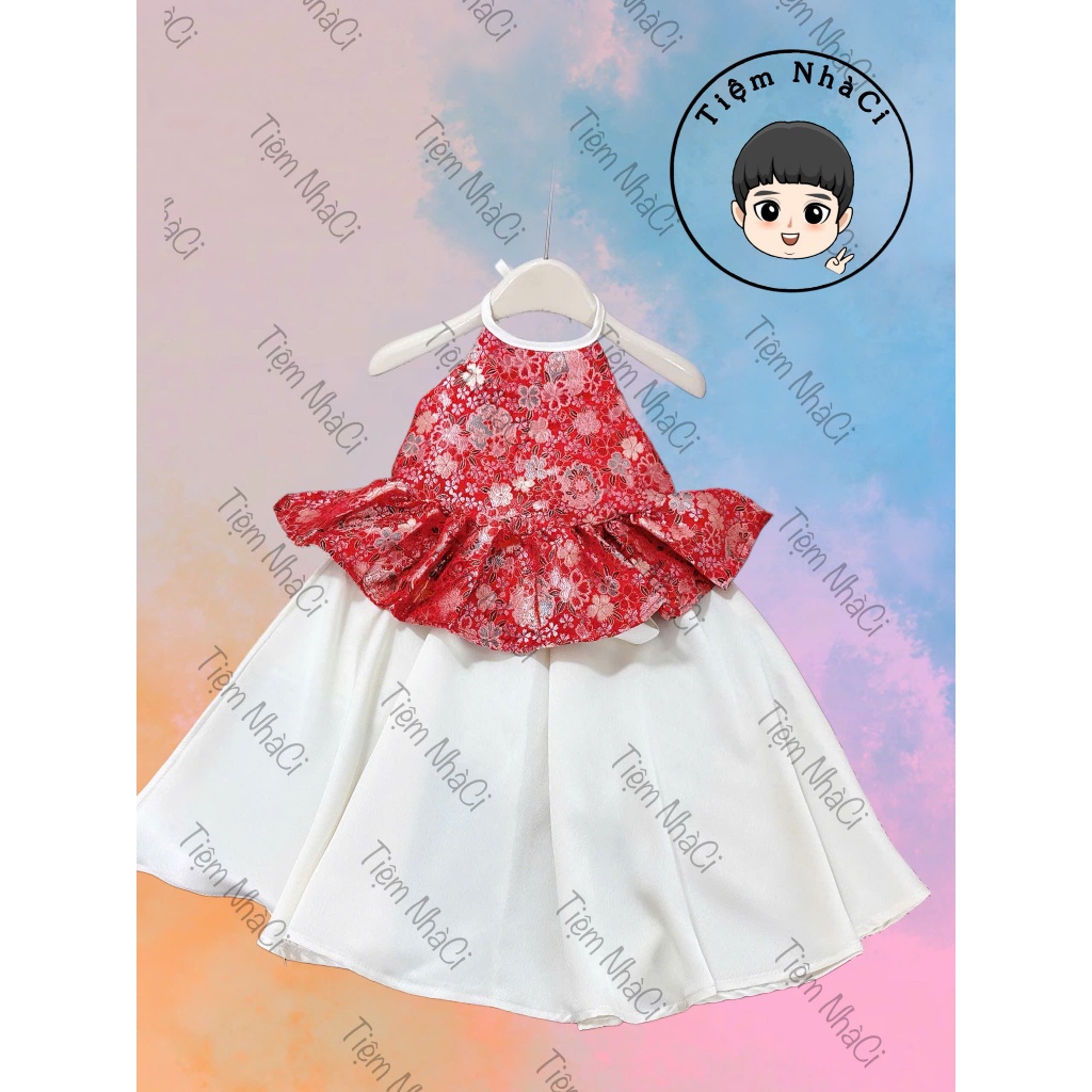 [B09] PATTERN BIB SET สําหรับเด็กผู้หญิง