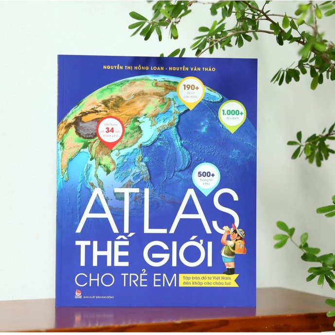 หนังสือ - World Atlas สําหรับเด็ก Atlas จากเวียดนามสู่ทวีปทั้งหมด