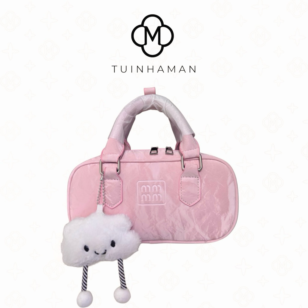 [HN Express 2H] กระเป๋าถือ Baceninh Cherry Mist Plum - T03