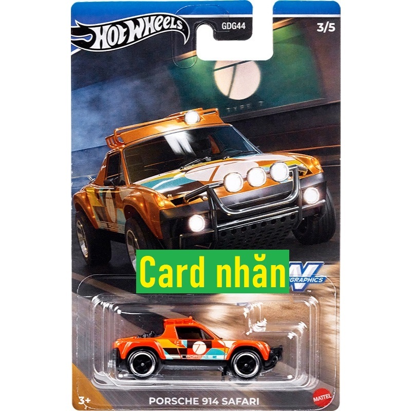 Hot Wheels Porsche 914 Safari โมเดลรถแข่งออฟโรด