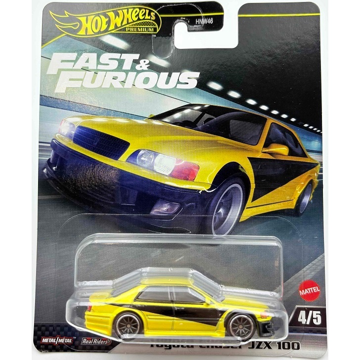Hot Wheels Toyota Chaser JZX 100 Fast & Furious Premium Boulevard Car Pop Culture