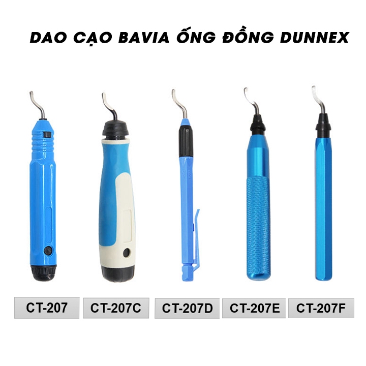 DUNNEX CT-207, CT-207E, CT-207D, CT-207F,CT-207C ใบมีดโกนหลอดทองแดงสําหรับวัสดุมากมาย