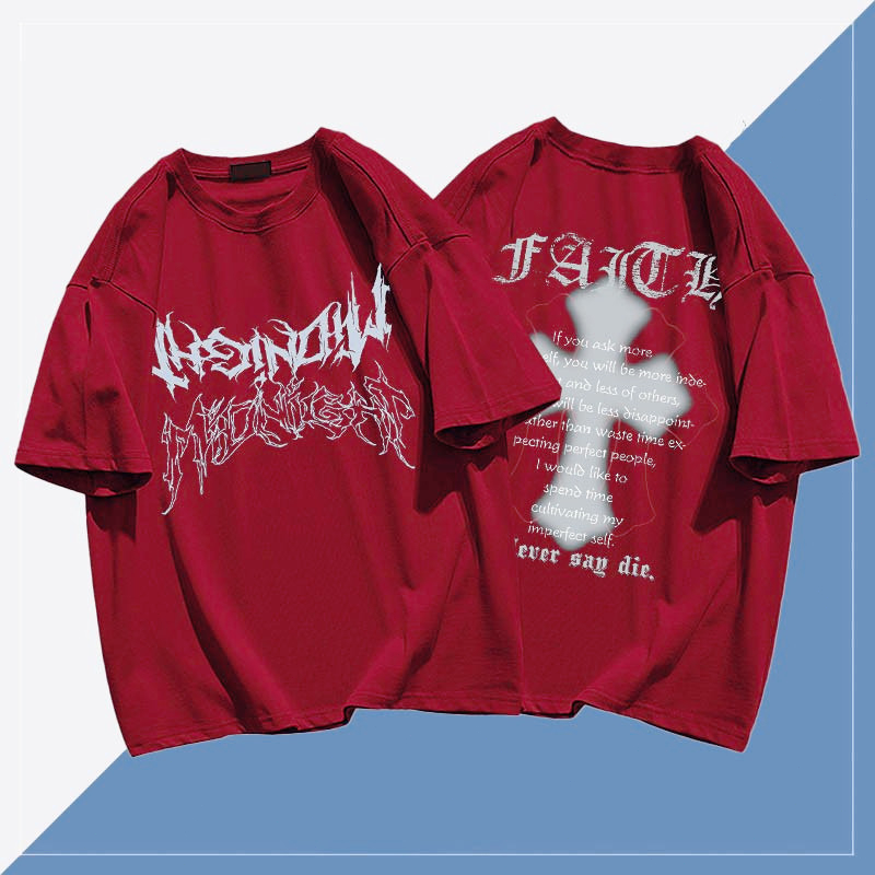 COD MIE. Local Brand เสื้อยืดผู้ชายขนาดใหญ่ TEE เสื้อยืดคอกลมหลวม BOXY unisex คอกลม unisex street bo