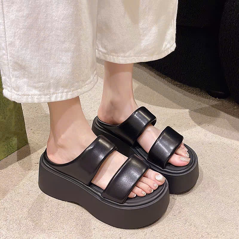 รุ่นใหม่ 7P SUPER SMOOTH LEATHER SLIPPERS TCN1