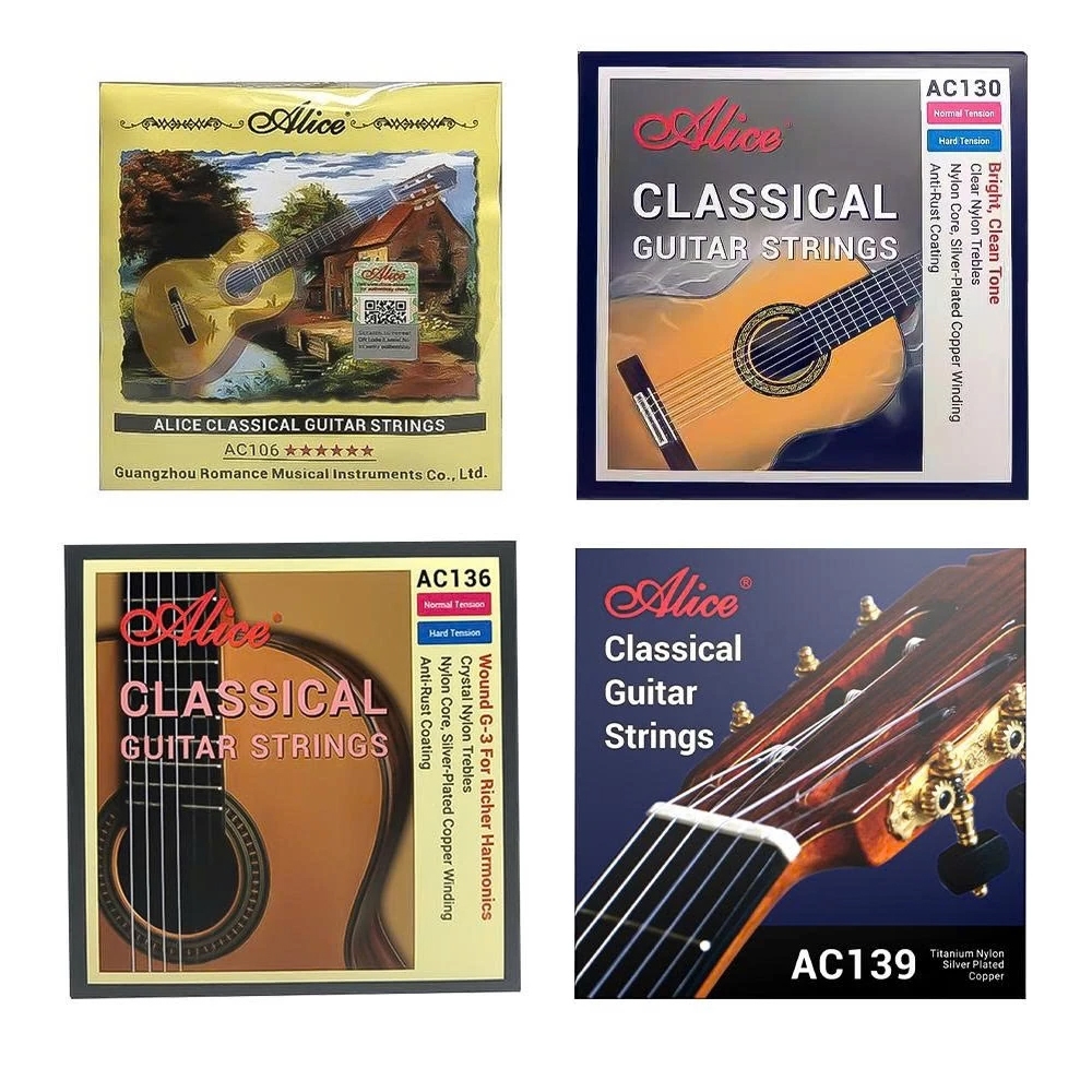 Alice A106, AC130, AC136, AC139 สายกีต้าร์คลาสสิค
