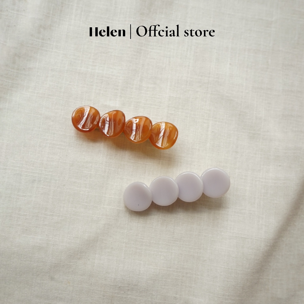 คลิปหน้าม้าผู้หญิง Set (2 ชิ้น) Mani Circles Helen Studio