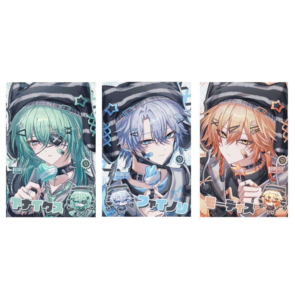 Honkai Star Rail มุมโค้งมน การ์ด Lolipop Anaxa Painon Mydei collection