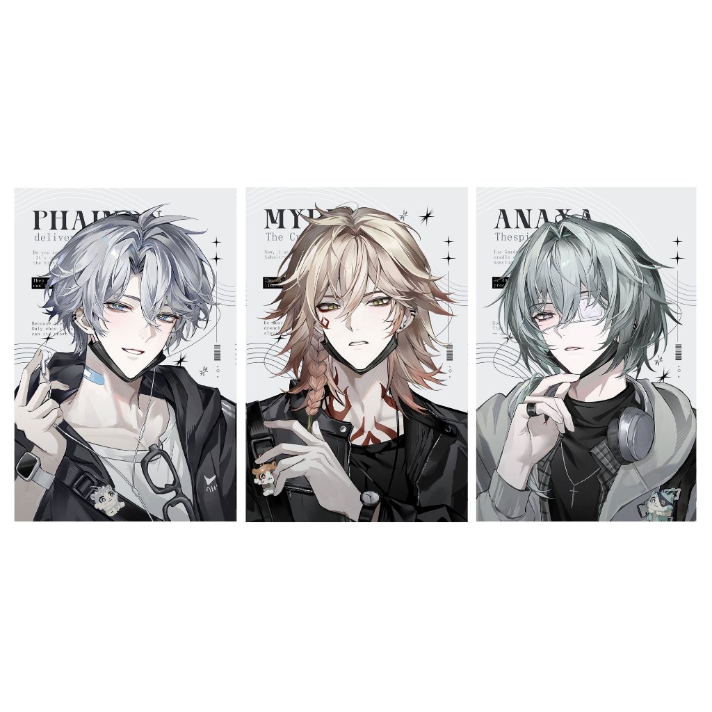 การ์ดมุมโค้งมน Honkai Star Rail, Style On Anaxa Painon Mydei collection