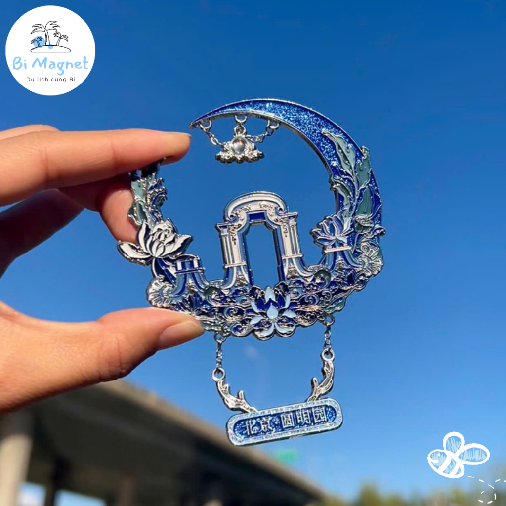 [AVAILABLE] Magnet Metal Magnet Vien Minh Vien สติ๊กเกอร์ติดตู้เย็น ของที่ระลึก Travel Beijing China