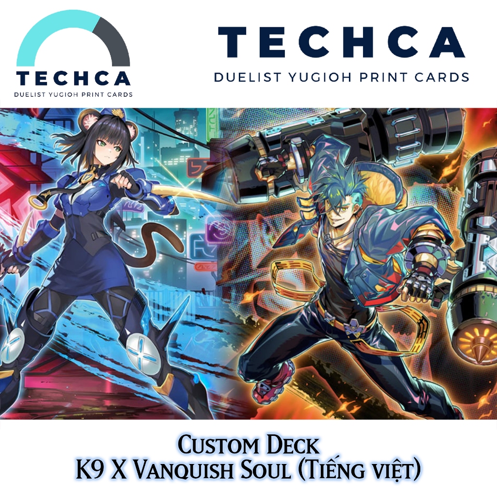 การ์ดพิมพ์เวียดนาม - Yugioh Deck - สํารับแบบกําหนดเอง - K9 X Vanquish Soul