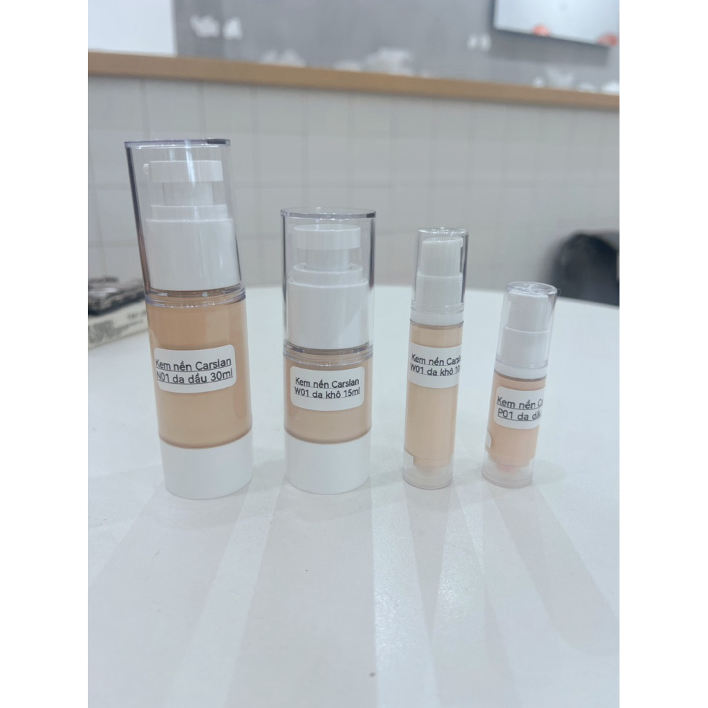 (รถยนต์) Cars สารสกัดรองพื้นในขวดสูญญากาศหลายชนิด สารสกัดรองพื้น 5g/10g/15g/30g