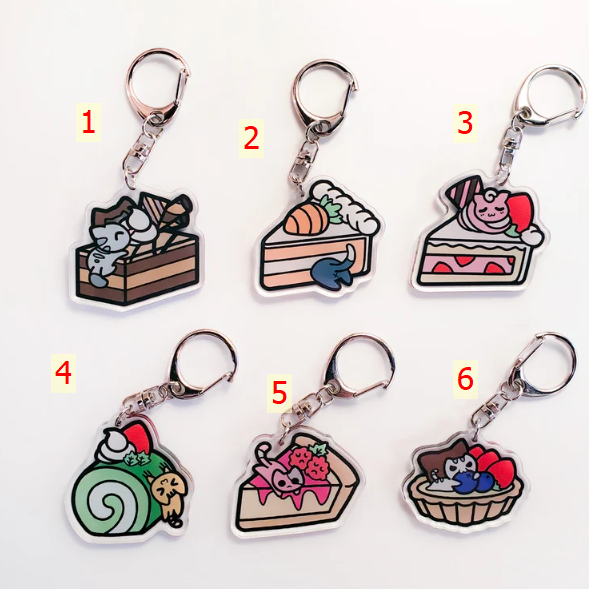 Neko Cat Cafe Sweet Treats Series Charms