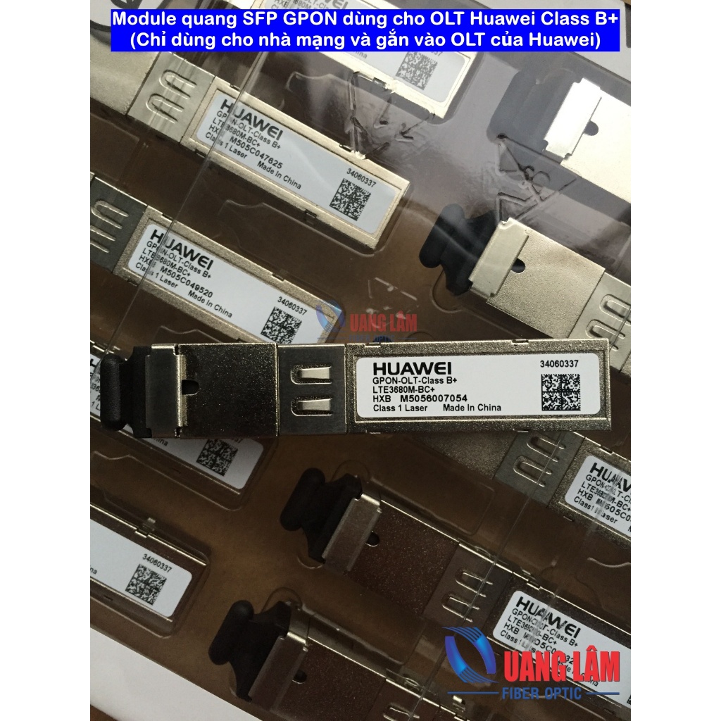 โมดูลออปติคอล SFP GPON สําหรับ Huawei Class B+ OLT (ใช้เฉพาะผู้ให้บริการและติดกับ Huawei OLT)