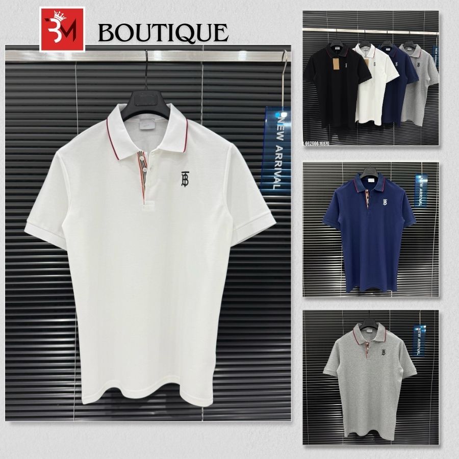 เสื้อโปโลลายสก๊อตติดกระดุม Bx คุณภาพดีที่สุด - เสื้อโปโลผู้ชายและผู้หญิง Bx ผ้าคอตตอนสุดเท่ 662666