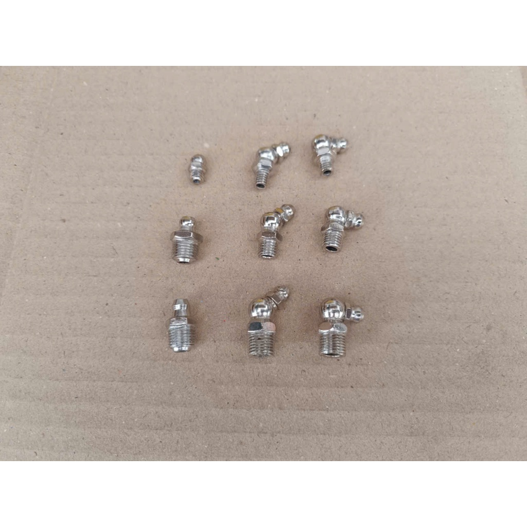 Combo 10 สกรูปั๊มจาระบี (Grease Pump Bolts) M6, M8, M10