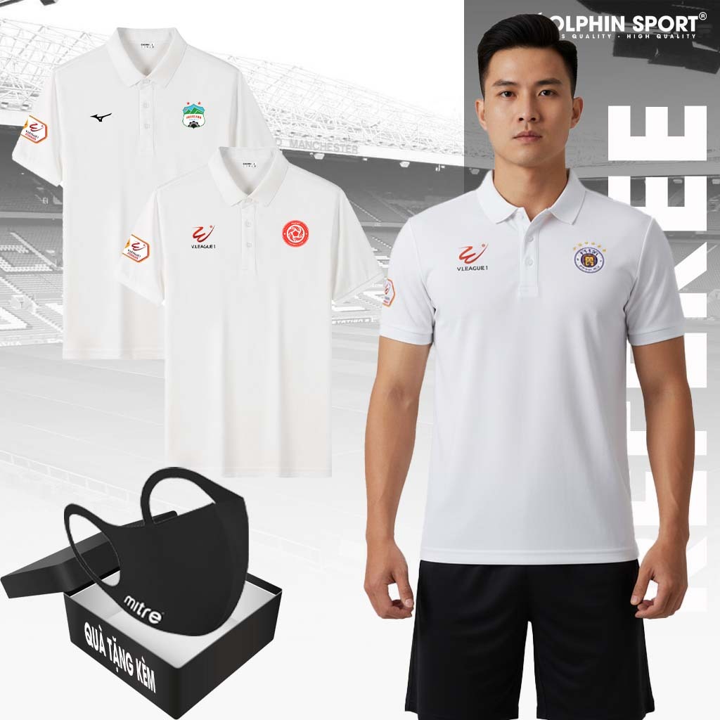เสื้อโปโล V LEAGUE 1 Move | เสื้อคอปกเปิดลงเย็นสําหรับผู้ชายและผู้หญิง Colb Vietnam Club – [ V LEAGU