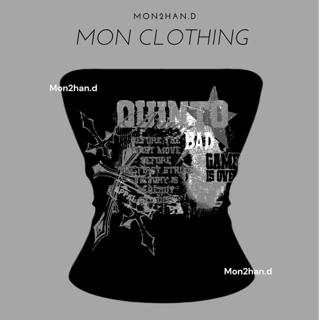 ท่อ LONG Y2K - เสื้อท่อ Y2K ยาว [ GAME OVER ] BY MON CLOTHING