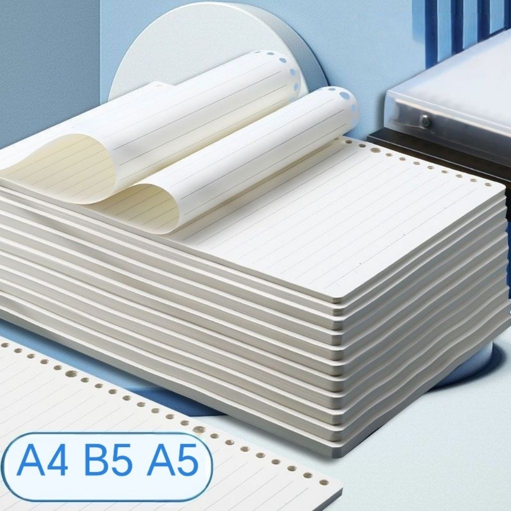 MY-Refill Paper Notebook A4 B5 A5 120 หน้า 80gsm และ 100gsm Paper สําหรับโน้ตบุ๊ก