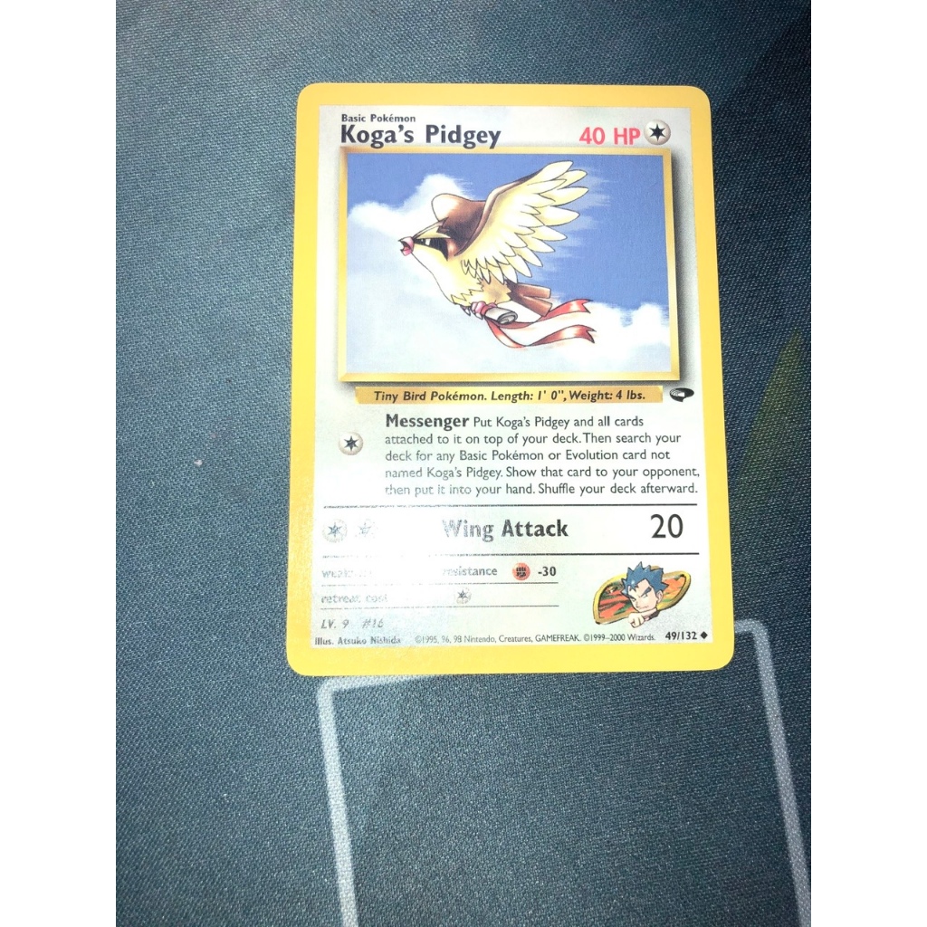 การ์ดโปเกมอน - Pidgey - อังกฤษ - ของแท้ Nintendo