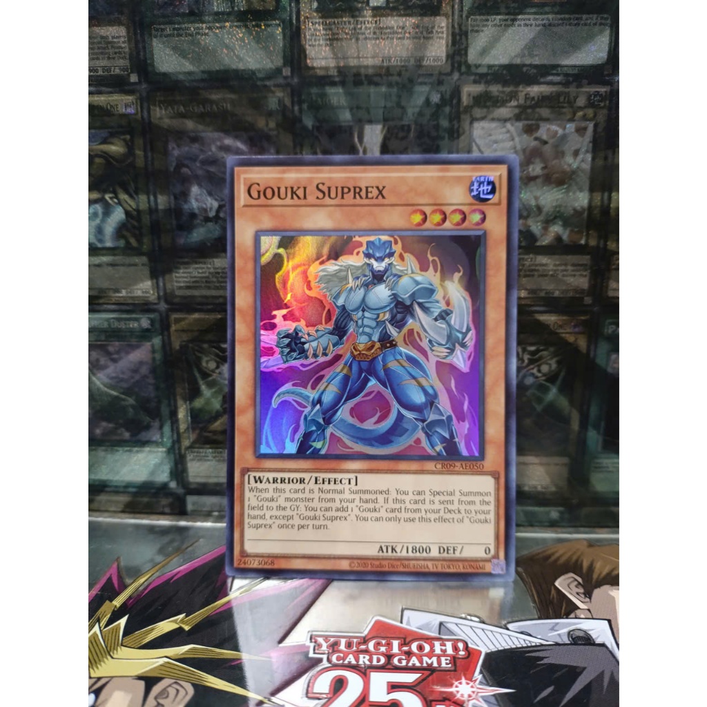 [ Peanut - โปรดดูคําอธิบาย ] Yugioh AE Gouki Suprex Card - CR09-AE050 - Super