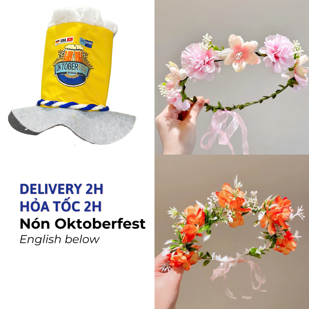 หมวก Oktoberfest หลากหลายรูปแบบ หมวก Oktoberfest ที่คาดผมสําหรับปาร์ตี้ Oktoberfest OTBF45