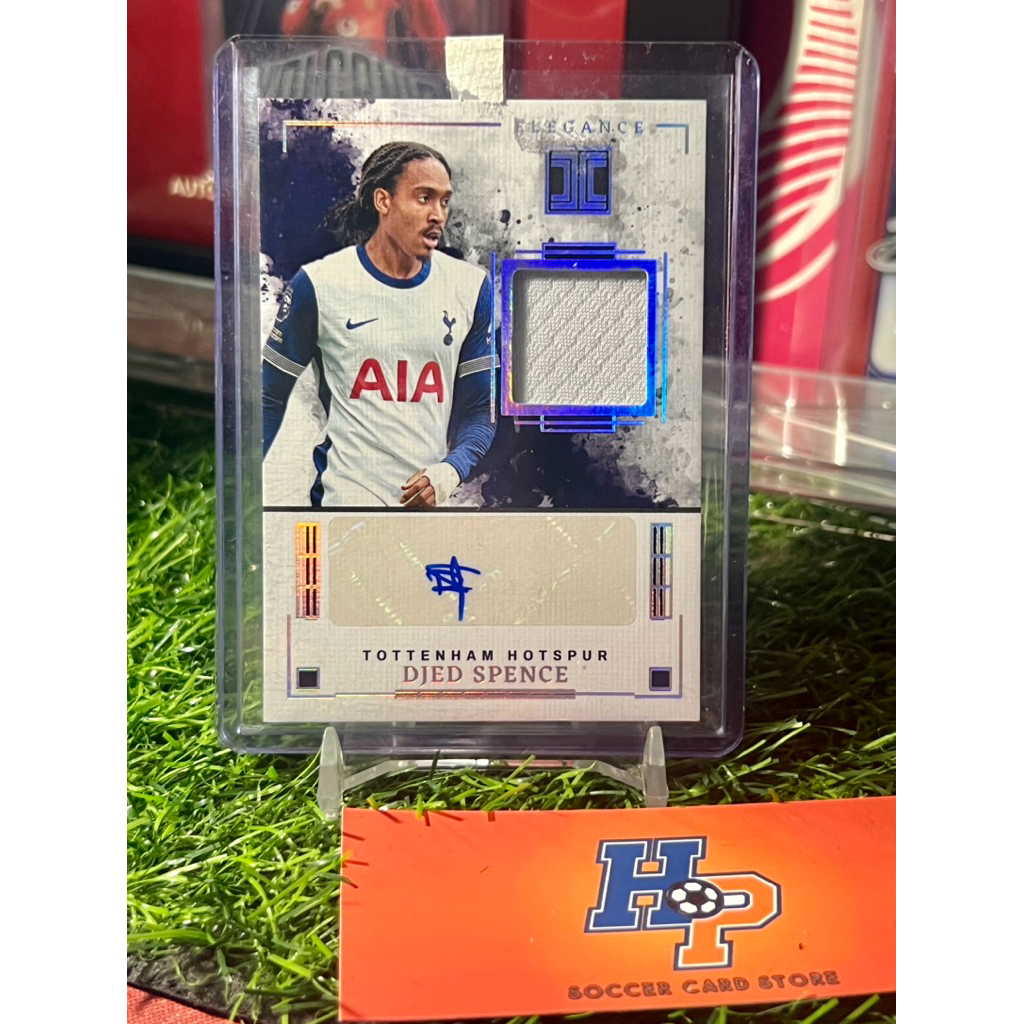 Djed Spence Football Card Signature Shirt Piece /49 Panini Impelcable 2024/25