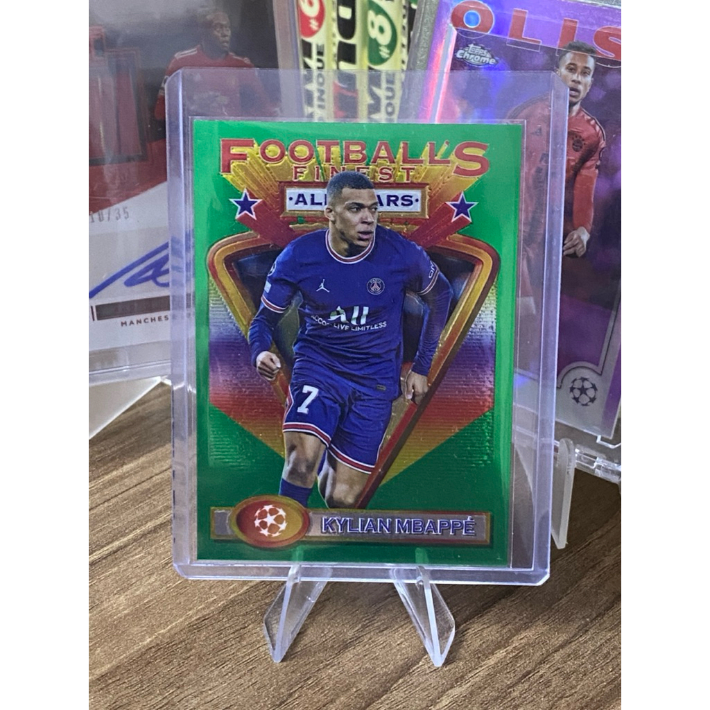 [HARD CARD]Kylian Mbappe 2022 Player Card Topps Footballs Finest PSG ALLSTARS 1