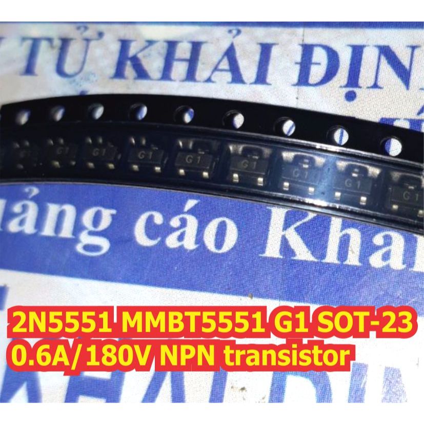 50pcs 2N5401 2N5551, 2L MMBT5401 5401 MMBT5551 G1 SOT-23 ทรานซิสเตอร์ขนาดเล็ก pin kde4038