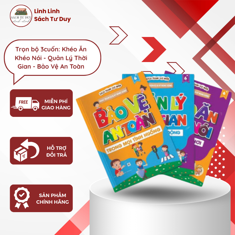 หนังสือ - หนังสือครบชุด 3 เล่ม Eat Well, Speak Well - Time Management - Safety Protection