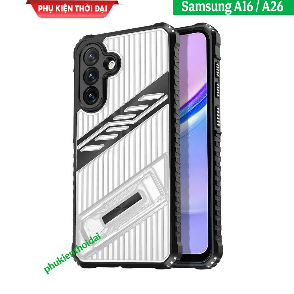 เคส Samsung A16 / A26 พร้อมขาตั้งกันกระแทกสําหรับดูหนังและป้องกันกล้อง