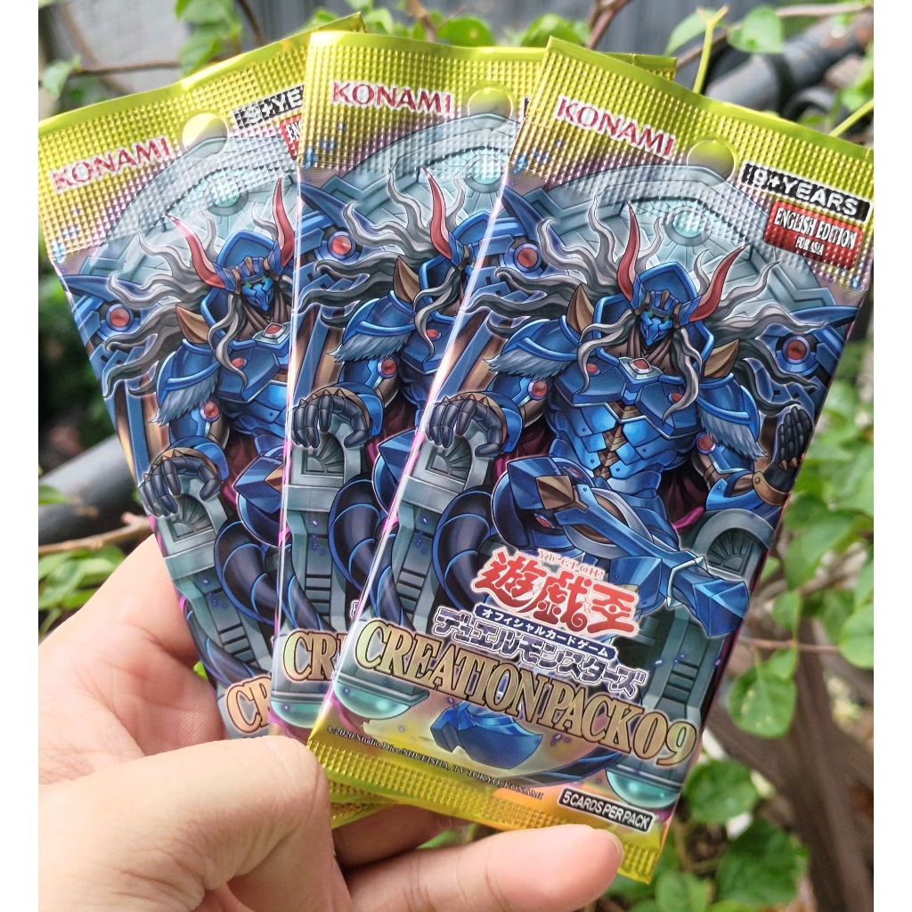 [KW2 Yugioh] [EN-AE] YugiOh 1 แพ็ค! Creation Pack 09 CR09 - Asian English - ของแท้ Konami