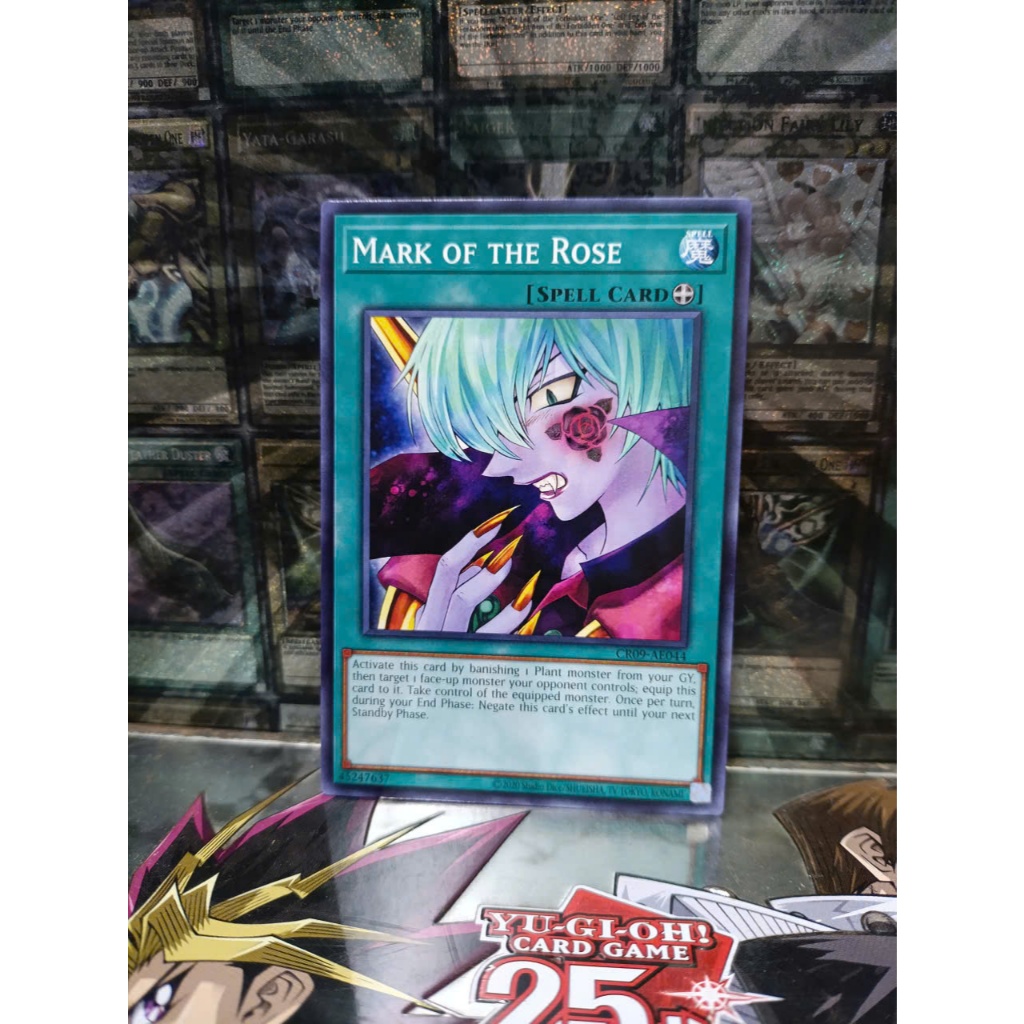 [ ถั่วลิสง - โปรดดูคําอธิบาย ] Yugioh AE Spell Mark of the Rose Card - CR09-AE044 - ทั่วไป