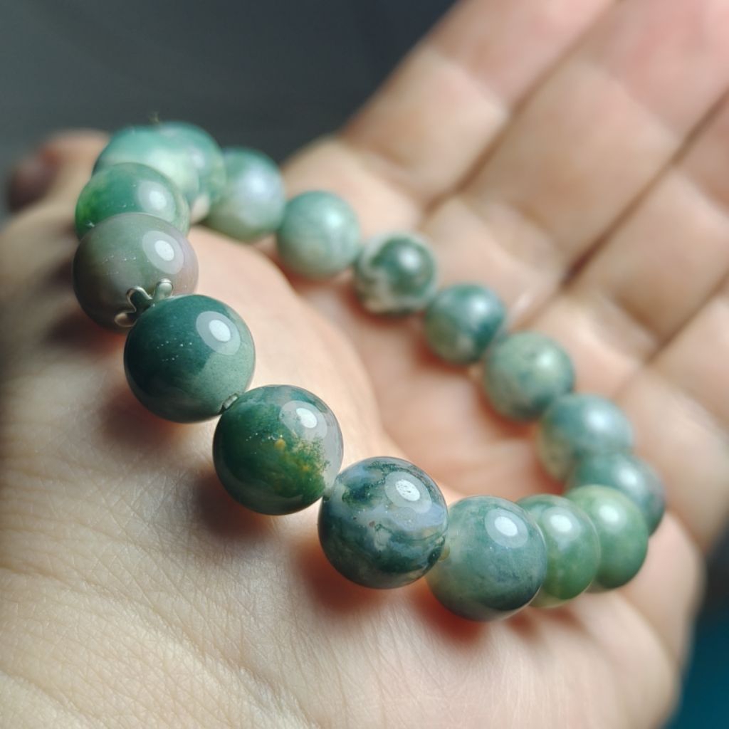 SGN SGN SGN 2204281 สร้อยคอลูกปัดสันติภาพหินธรรมชาติเป็นของขวัญพรไซงอยสตาร์