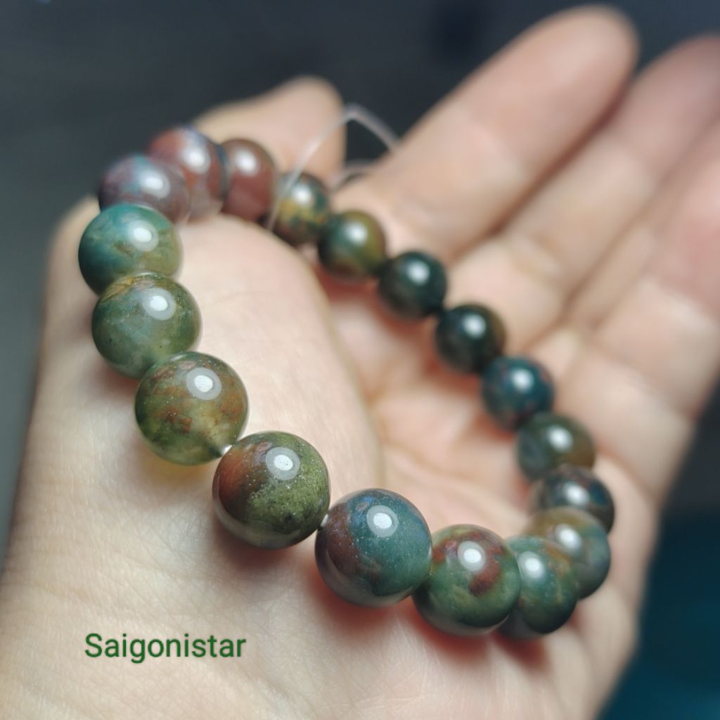 SGN SGN SGN 2110054 สร้อยคอลูกปัดหินธรรมชาติเป็นของขวัญให้พร ไซโกโนะสตาร์